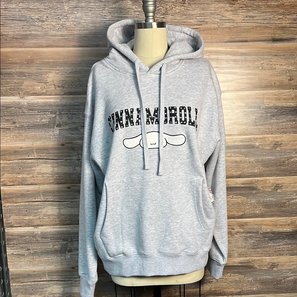 Hello Kitty & Friends x Forever 21 Cinnamoroll Gray Sweatshirt Hoodie NWT